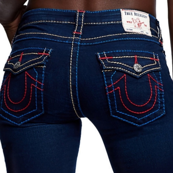 True Religion Denim - True Religion Stella Mid Rise Skinny Jeans Size 27